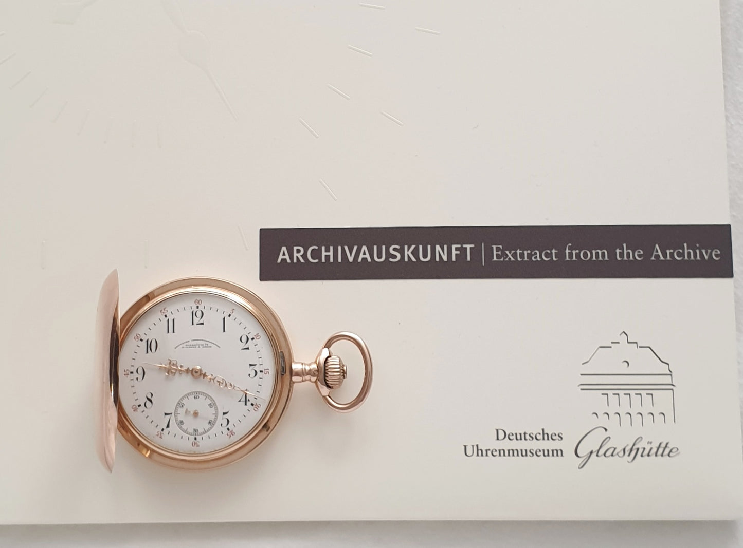 A. Lange & Söhne Glashütte 1904, Quality 1A