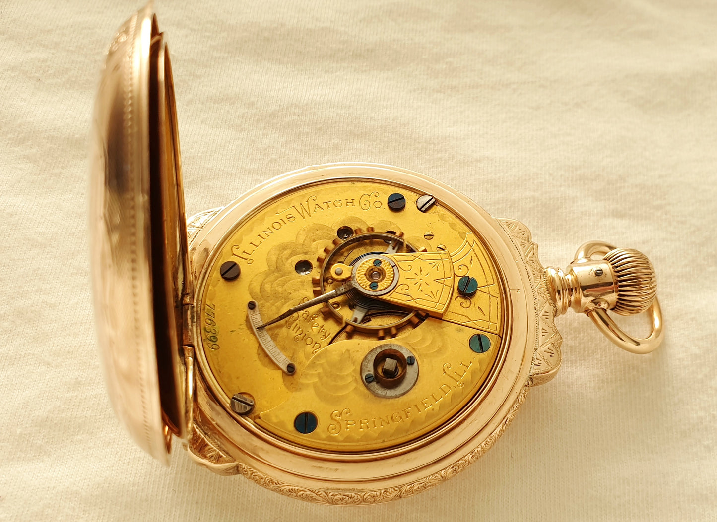 Illinois watch Co. 14K gold 1887