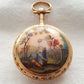 Gold enameled French verge fusee