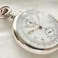 Silver Swiss chronograph tachymeter