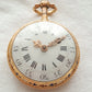 Gold enameled French verge fusee