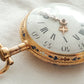 Gold enameled French verge fusee