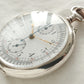Silver Swiss chronograph tachymeter